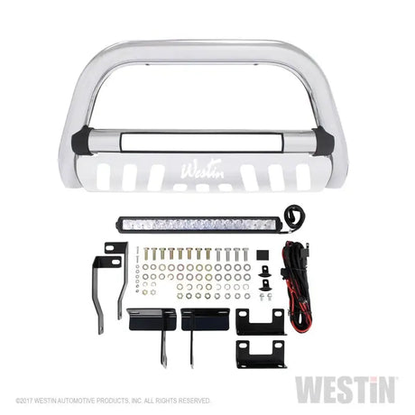 Westin 2009-2018 Dodge/Ram 1500 (Excl. Rebel model) Ultimate LED Bull Bar - Chrome - Truck & Automotive