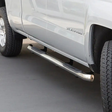 Westin 2014-2018 Chevy Silverado 1500 Crew Cab (Body Mount) E-Series 3 Nerf Step Bars - SS - Truck & Automotive