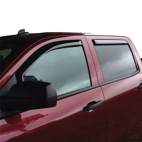 Westin 2014-2018 Chevy Silverado 1500 Crew Cab Wade In-Channel Wind Deflector 4pc - Smoke - Truck & Automotive