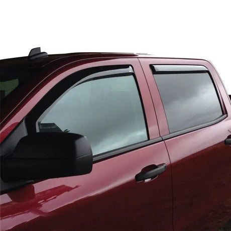 Westin 2014-2018 Chevy Silverado 1500 Crew Cab Wade In-Channel Wind Deflector 4pc - Smoke - Truck & Automotive