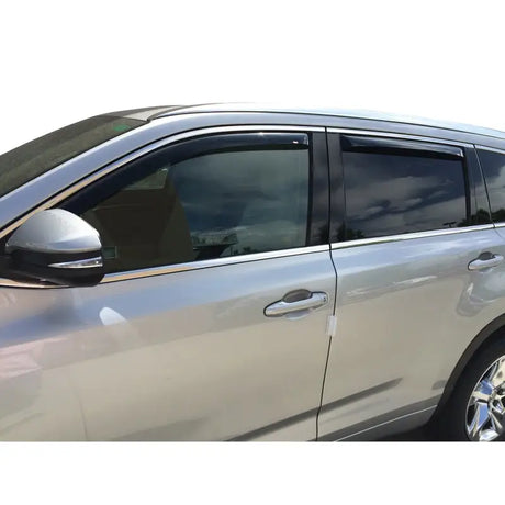Westin 2014-2018 Toyota Highlander Wade In-Channel Wind Deflector 4pc - Smoke - Truck & Automotive