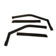 Westin 2015-2018 Ford F-150 SuperCrew Wade In-Channel Wind Deflector 4pc - Smoke - Truck & Automotive