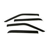 Westin 2015-2018 Ford F-150 SuperCrew Wade Slim Wind Deflector 4pc - Smoke - Truck & Automotive