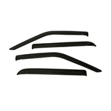 Westin 2015-2018 Ford F-150 SuperCrew Wade Slim Wind Deflector 4pc - Smoke - Truck & Automotive