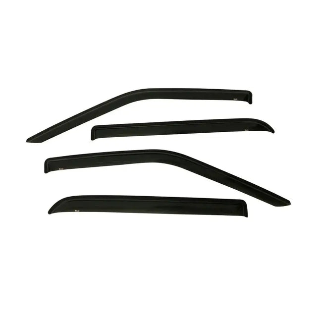 Westin 2015-2018 Ford F-150 SuperCrew Wade Slim Wind Deflector 4pc - Smoke - Truck & Automotive