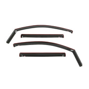 Westin 2016-2018 Nissan Titan XD/Titan Wade In-Channel Wind Deflector 4pc - Smoke - Truck & Automotive