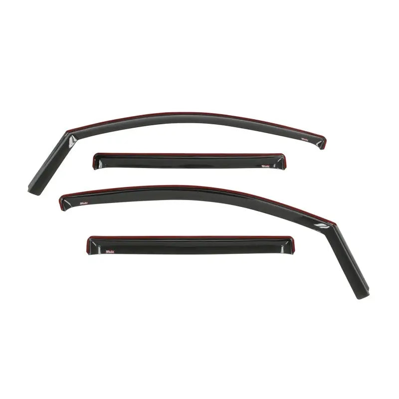 Westin 2016-2018 Nissan Titan XD/Titan Wade In-Channel Wind Deflector 4pc - Smoke - Truck & Automotive