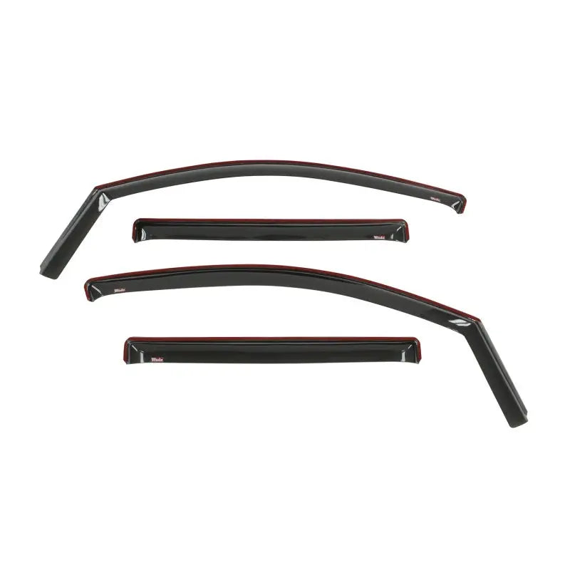 Westin 2016-2018 Nissan Titan XD/Titan Wade In-Channel Wind Deflector 4pc - Smoke - Truck & Automotive