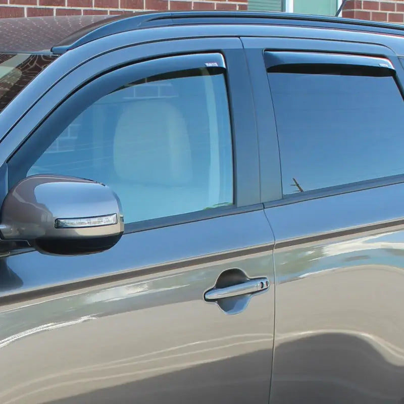 Westin 2017-2018 Mitsubishi Outlander Wade In-Channel Wind Deflector 4pc - Smoke - Truck & Automotive