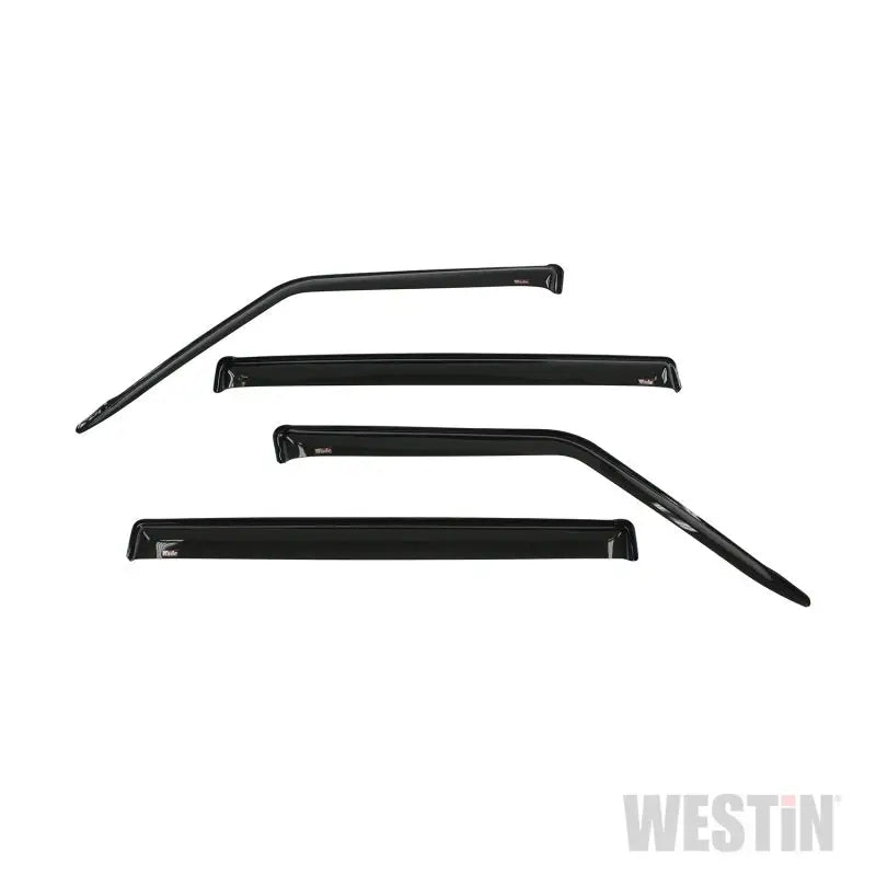 Westin 2017-2018 Nissan Armada Wade Slim Wind Deflector 4pc - Smoke - Truck & Automotive