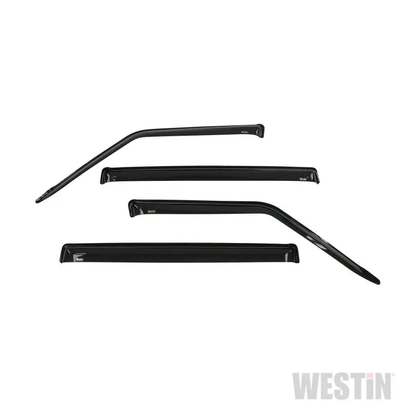 Westin 2017-2018 Nissan Armada Wade Slim Wind Deflector 4pc - Smoke - Truck & Automotive