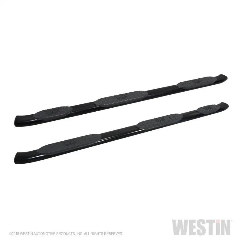 Westin 2019 Chevrolet Silverado/Sierra 1500 CC (5.5ft) PRO TRAXX 5 WTW Oval Nerf Step Bars - Black 