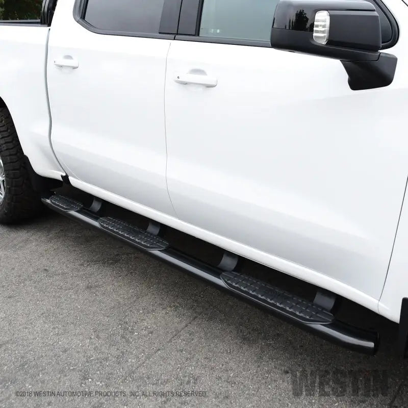 Westin 2019 Chevrolet Silverado/Sierra 1500 CC (5.5ft) PRO TRAXX 5 WTW Oval Nerf Step Bars - Black 