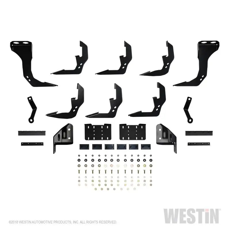 Westin 2019 Chevrolet Silverado/Sierra 1500 Crew Cab (5.5ft) R5 Modular Nerf Step Bars - SS 