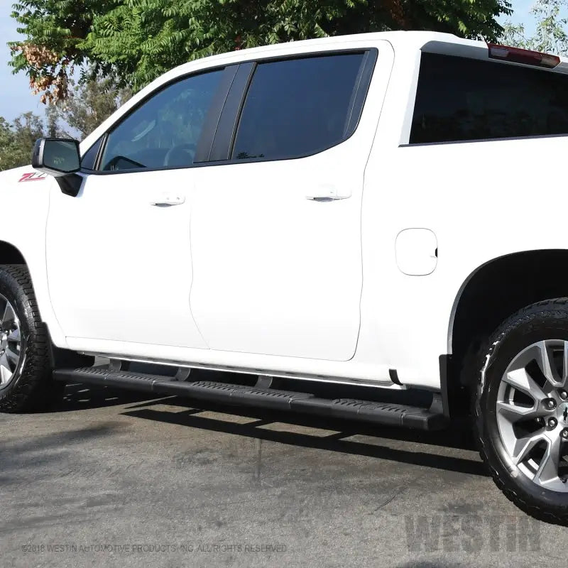 Westin 2019 Chevrolet Silverado/Sierra 1500 Crew Cab (5.5ft) R5 Modular Nerf Step Bars - Black 
