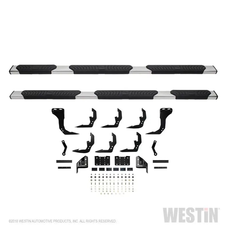 Westin 2019 Chevrolet Silverado/Sierra 1500 Crew Cab (5.5ft) R5 Modular Nerf Step Bars - SS 