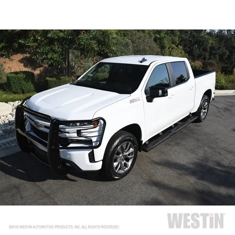 Westin 2019 Chevrolet Silverado/Sierra 1500 Crew Cab (5.5ft) R5 Modular Nerf Step Bars - Black 