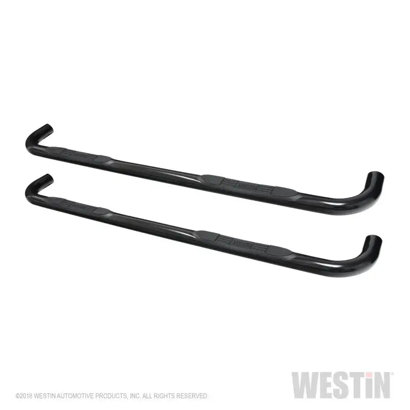 Westin 2019 Chevrolet Silverado/Sierra 1500 Crew Cab E-Series 3 Nerf Step Bars - Black 