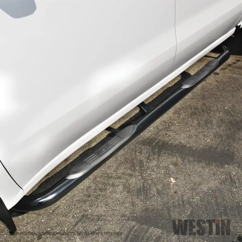 Westin 2019 Chevrolet Silverado/Sierra 1500 Crew Cab E-Series 3 Nerf Step Bars - Black 