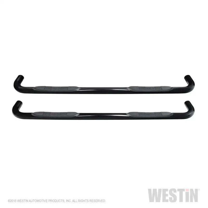 Westin 2019 Chevrolet Silverado/Sierra 1500 Crew Cab E-Series 3 Nerf Step Bars - Black 