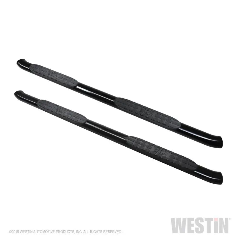 Westin 2019 Chevrolet Silverado/Sierra 1500 Crew Cab Non LD PRO TRAXX 4 Oval Nerf Step Bars - Black 