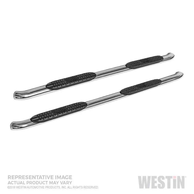 Westin 2019 Chevrolet Silverado/Sierra 1500 Crew Cab Non LD PRO TRAXX 4 Oval Nerf Step Bars - SS 