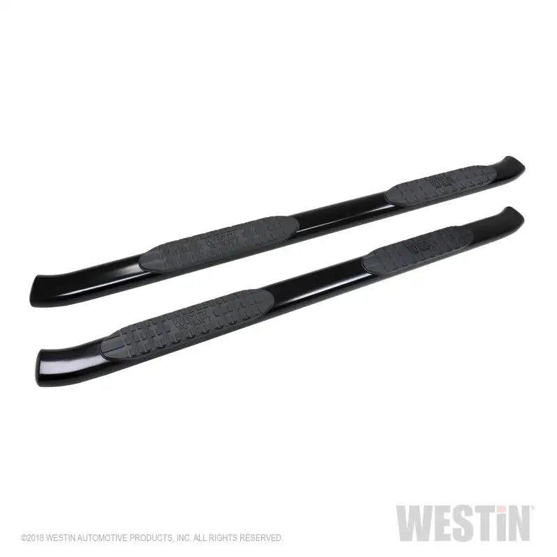 Westin 2019 Chevrolet Silverado/Sierra 1500 Crew Cab Non LD PRO TRAXX 5 Oval Nerf Step Bars - Black 