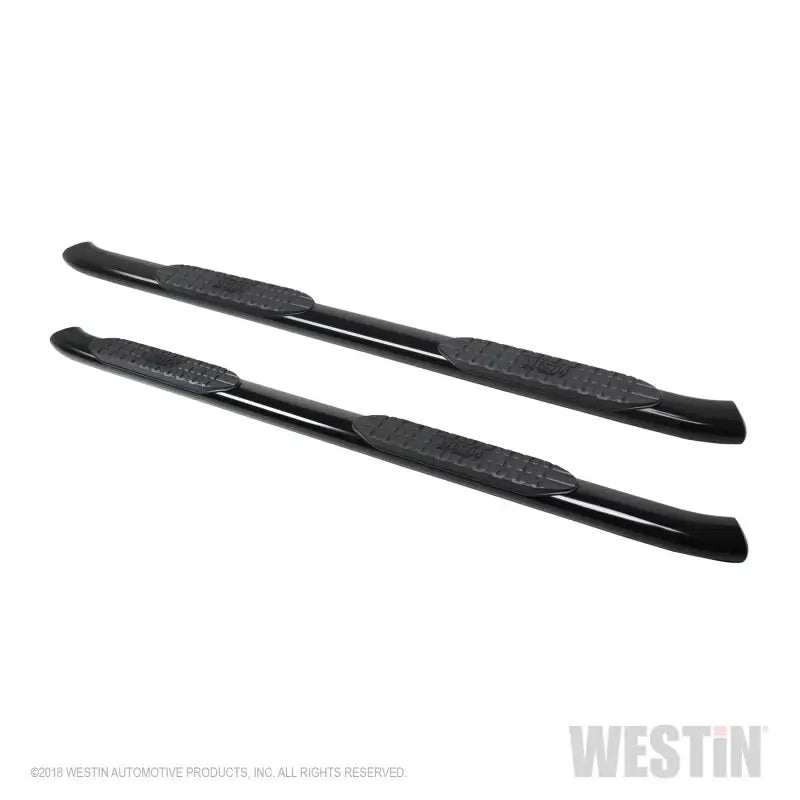Westin 2019 Chevrolet Silverado/Sierra 1500 Crew Cab Non LD PRO TRAXX 5 Oval Nerf Step Bars - Black 