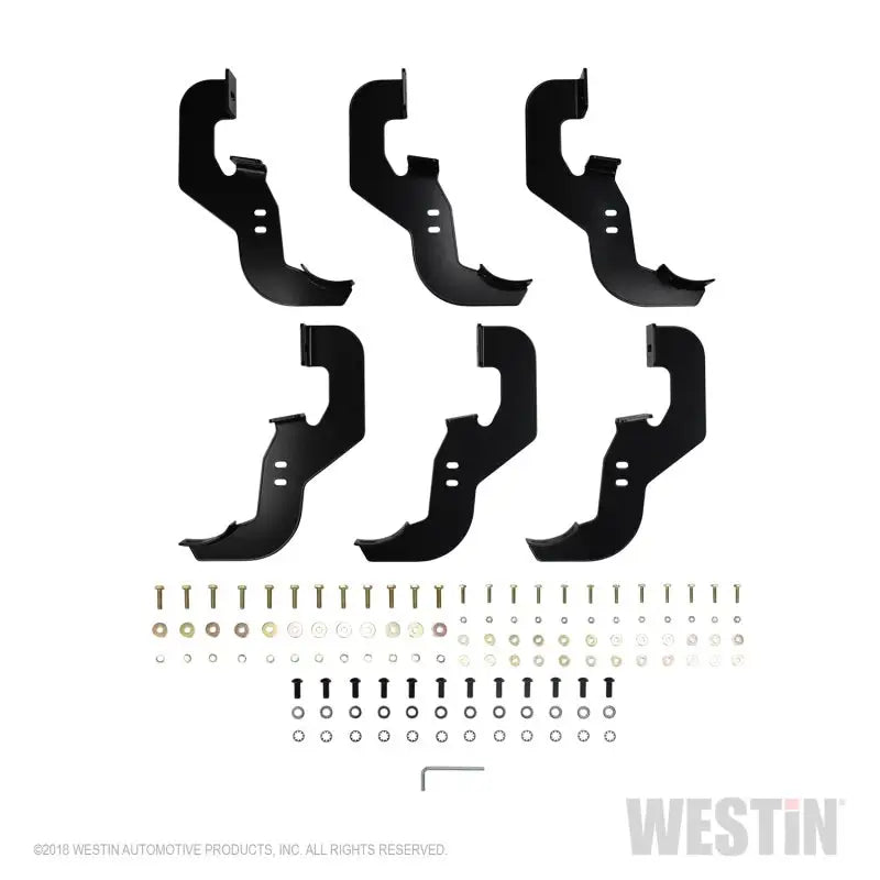 Westin 2019 Chevrolet Silverado/Sierra 1500 Crew Cab Non LD PRO TRAXX 4 Oval Nerf Step Bars - SS 