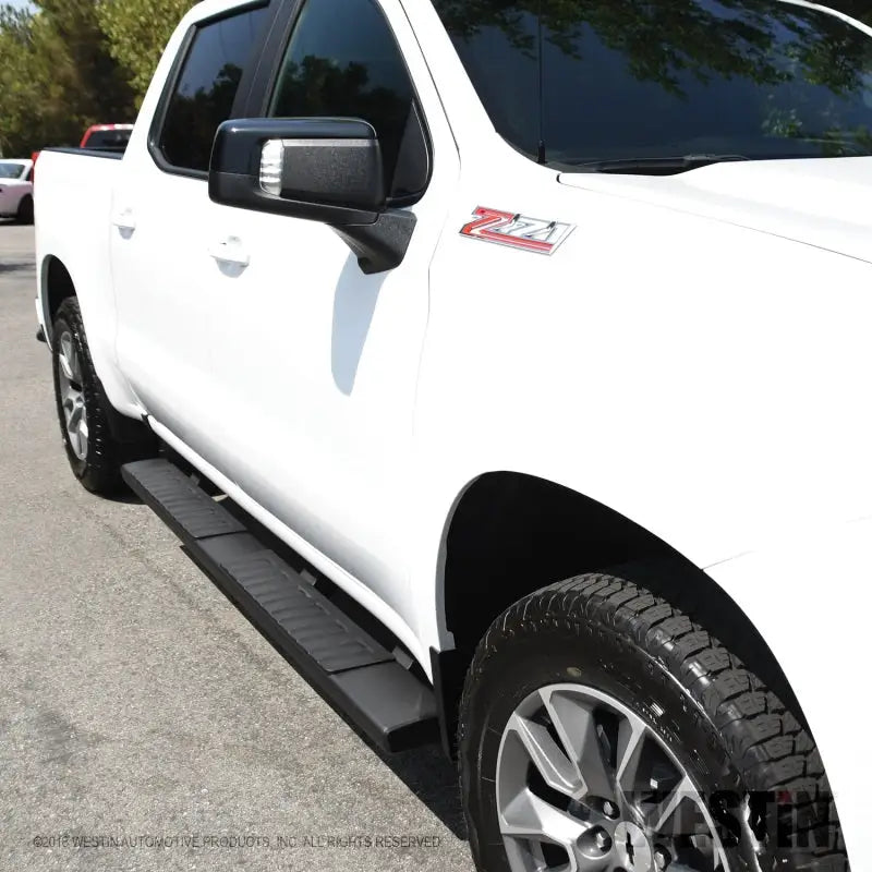 Westin 2019 Chevrolet Silverado/Sierra 1500 Crew Cab R7 Nerf Step Bars - Black 