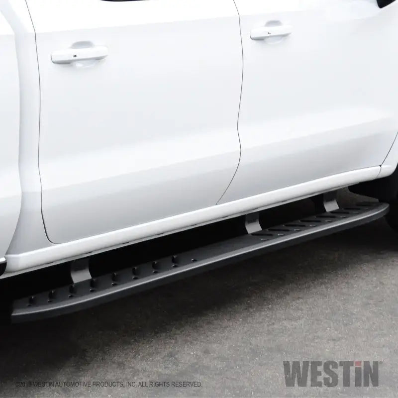 Westin 2019 Chevrolet Silverado/Sierra 1500 Crew Cab Thrasher Running Boards - Textured Black 
