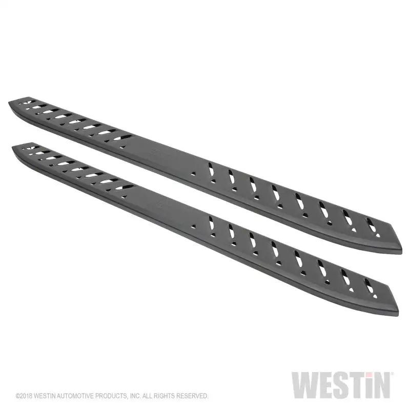 Westin 2019 Chevrolet Silverado/Sierra 1500 Crew Cab Thrasher Running Boards - Textured Black 
