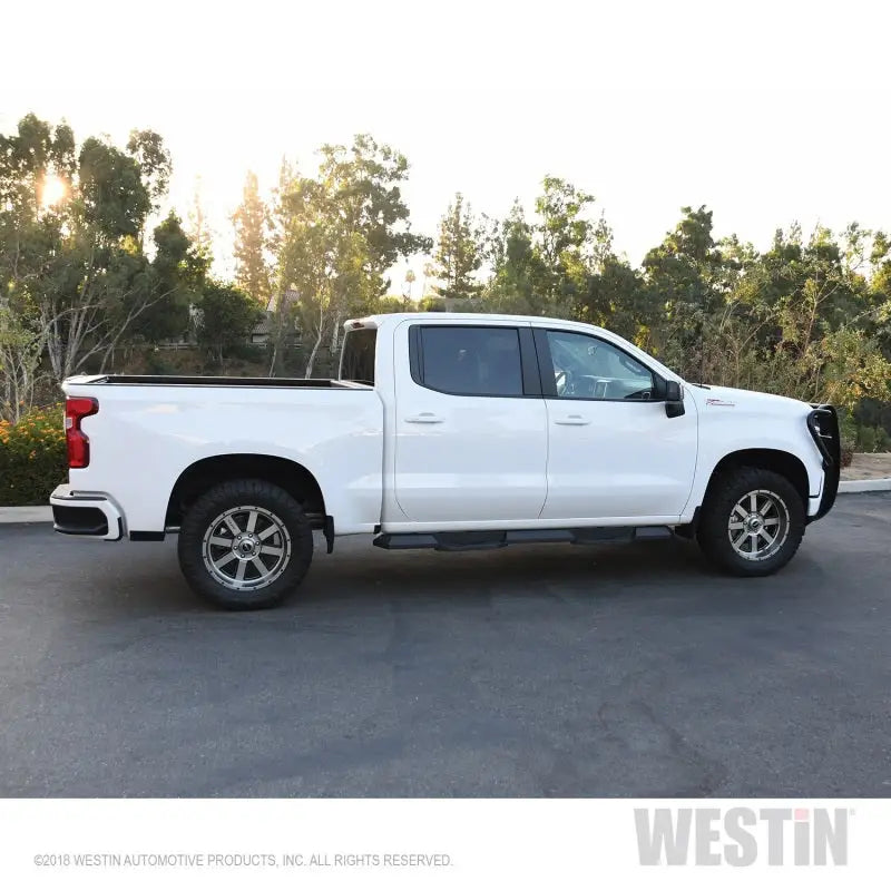 Westin 2019 Chevrolet Silverado/Sierra 1500 Crew Cab Xtreme Nerf Step Bars - Textured Black 