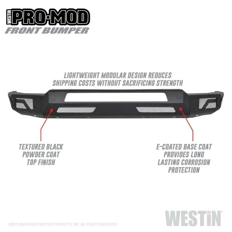 Westin  2019 Dodge Ram 1500 ( Excludes 1500 Classic & Rebel Models )  Pro-Mod Front Bumper 