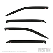 Westin Westin 2019 RAM 1500 Crew Cab (Non Classic) Wade Slim Wind Deflector 4pc - Smoke