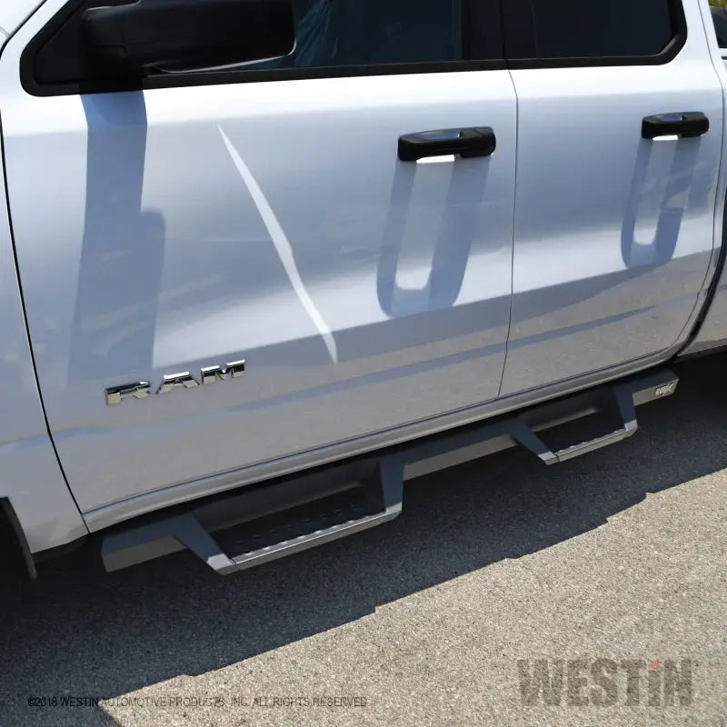 Westin 2019 Ram 1500 Quad Cab Drop Nerf Step Bars - Textured Black 