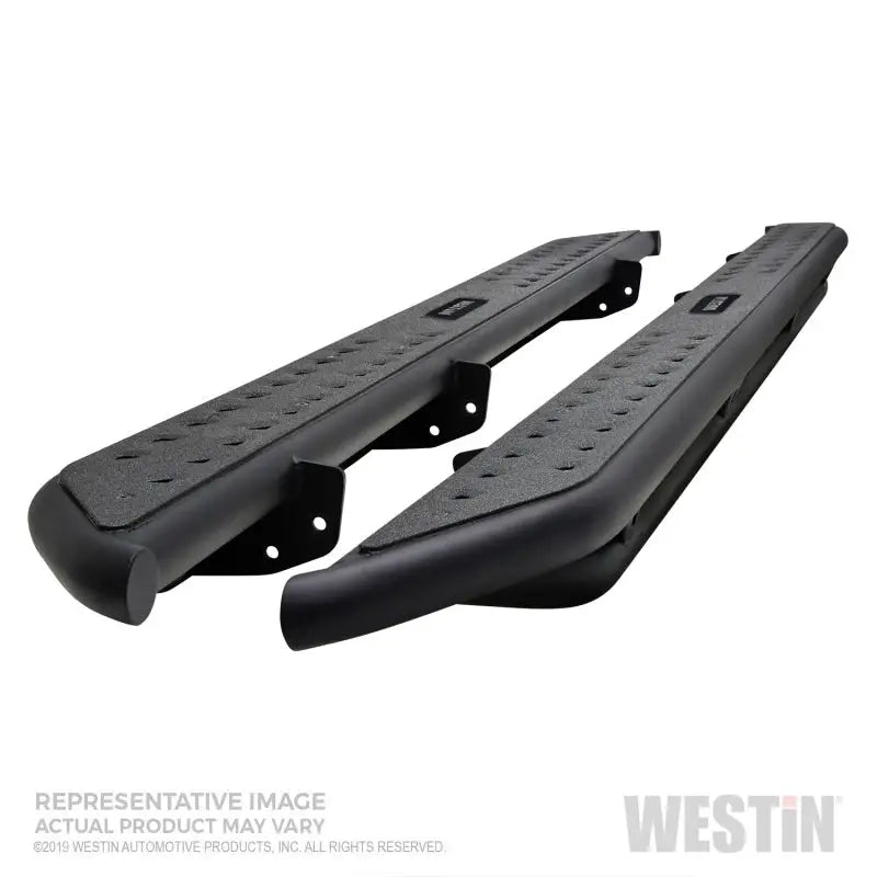 Westin 2020 Jeep Gladiator Outlaw Nerf Step Bars - Textured Black - Truck & Automotive