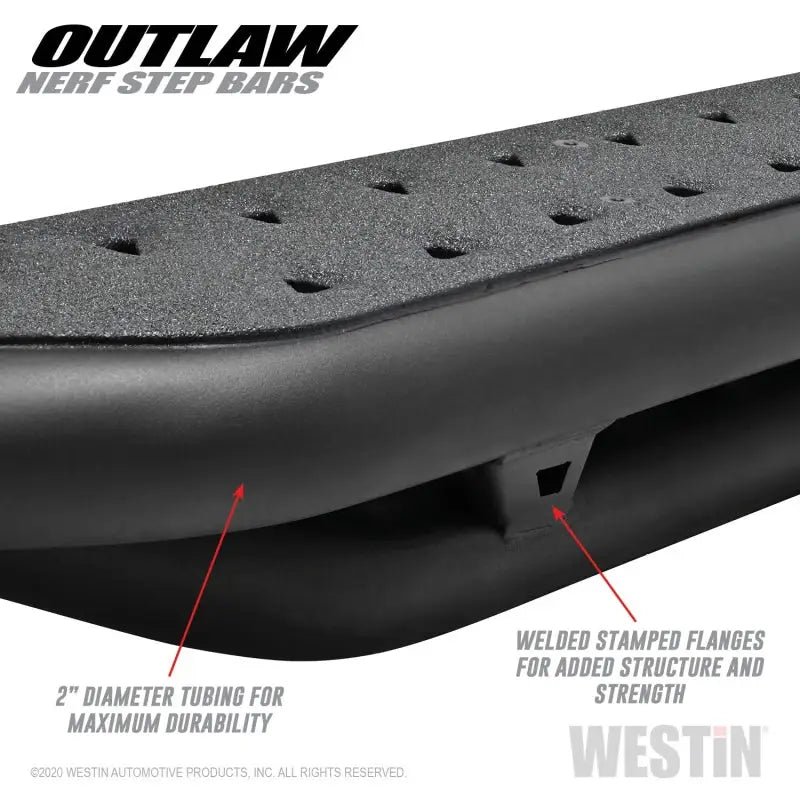 Westin 2020 Jeep Gladiator Outlaw Nerf Step Bars - Textured Black - Truck & Automotive