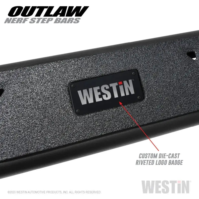 Westin 2020 Jeep Gladiator Outlaw Nerf Step Bars - Textured Black - Truck & Automotive