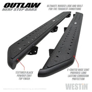 Westin 2020 Jeep Gladiator Outlaw Nerf Step Bars - Textured Black - Truck & Automotive