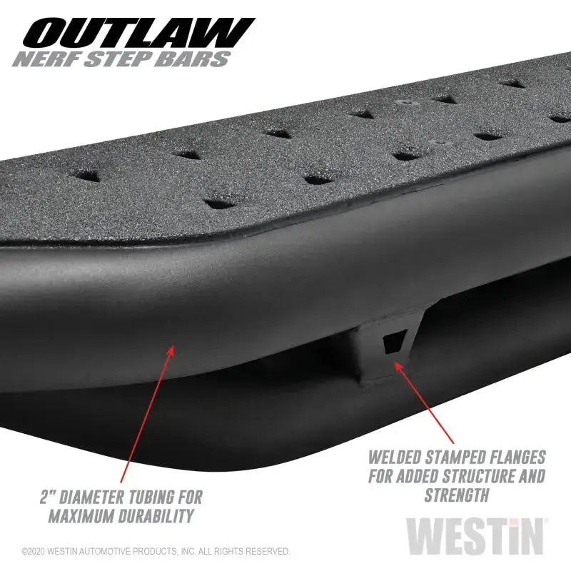 Westin 2020 Jeep Gladiator Outlaw Nerf Step Bars - Textured Black - Truck & Automotive