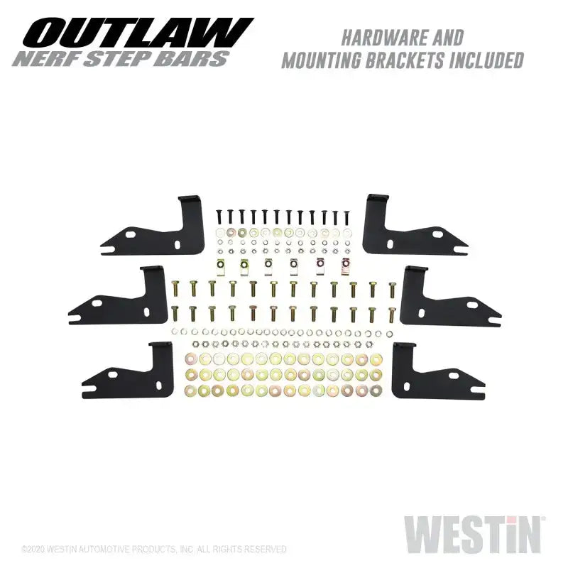 Westin 2020 Jeep Gladiator Outlaw Nerf Step Bars - Textured Black - Truck & Automotive