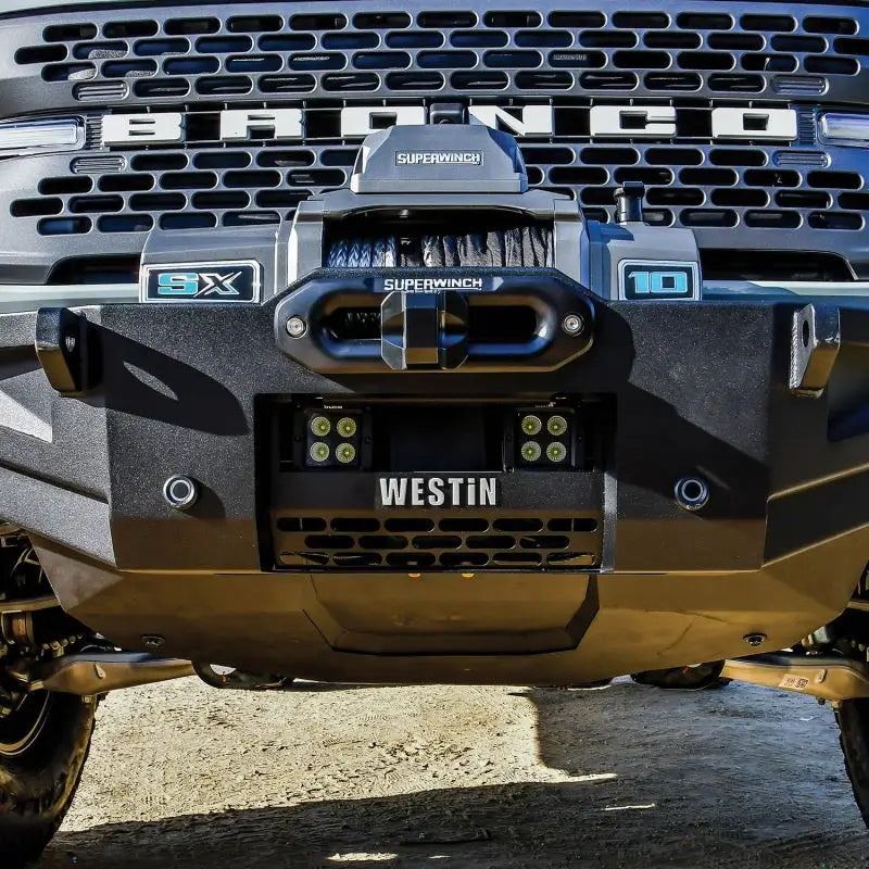 Westin 21-23 Ford Bronco(excl. Bronco Sport) XTS Skid Plate - Textured Black - Truck & Automotive