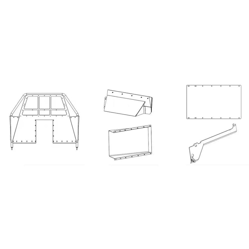 Westin Scratch Resistant Windows Rear Seat Partition 35-10035 - Black Deffrpart F150 Plice Resp 18-19