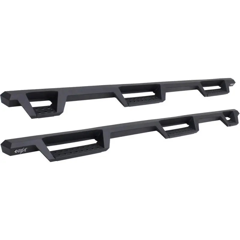 Westin 56-534015 Westin 99-16 Ford F-250/350/450/550 CC (6.75ft Bed) HDX Drop Whl to Whl Nerf Step Bars - Text Blk