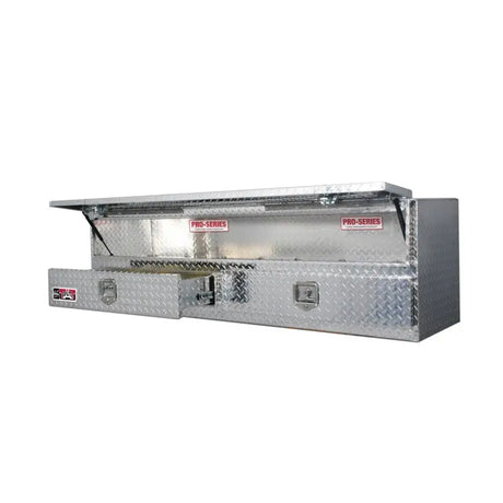 Westin/Brute High Cap 72in Stake Bed Contractor TopSider w/ Bottom Drawers - Aluminum - RV and Auto Parts