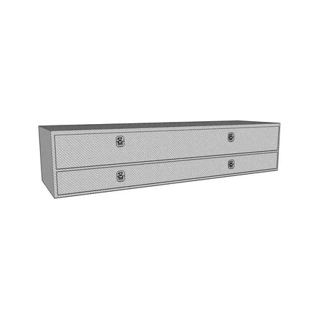 Westin/Brute High Cap 72in Stake Bed Contractor TopSider w/ Bottom Drawers - Aluminum - RV and Auto Parts