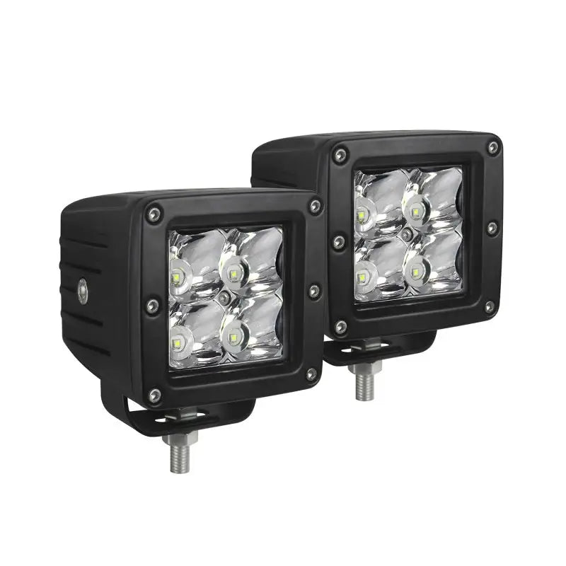 Westin Compact LED 5W 3.2 inch x 3 (Set of 2) - Black - Truck & Automotive