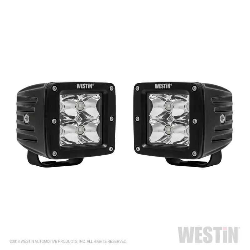Westin Compact LED 5W 3.2 inch x 3 (Set of 2) - Black - Truck & Automotive