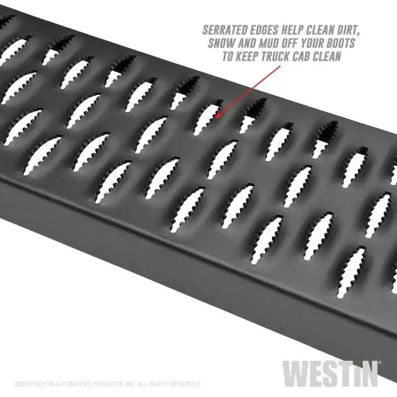 Westin 27-74725 Westin Grate Steps Running Boards 75 in - Textured Black